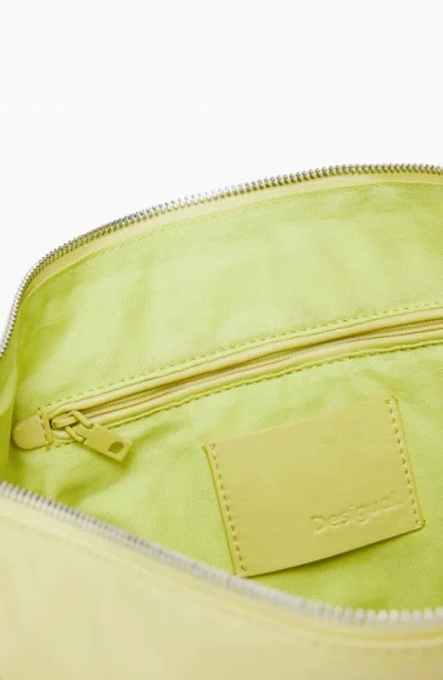 Desigual Faux Leather Shoulder Bag In Orange