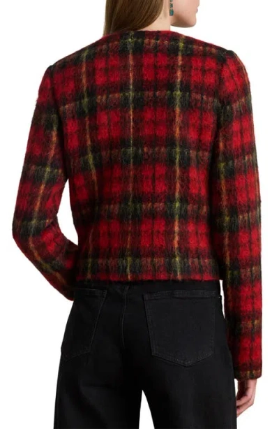 Ralph Lauren Tweed Jacket In Red