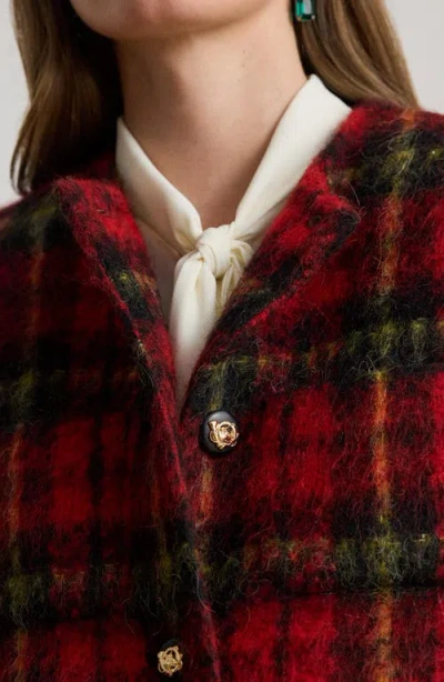 Ralph Lauren Tweed Jacket In Red