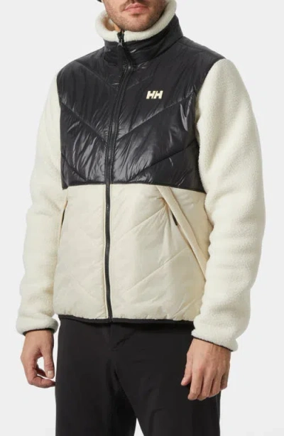 Helly Hansen Village Hybrid Mixed Media Jacket In Black