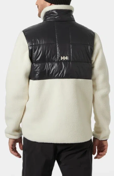 Helly Hansen Village Hybrid Mixed Media Jacket In Black