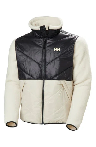 Helly Hansen Village Hybrid Mixed Media Jacket In Black