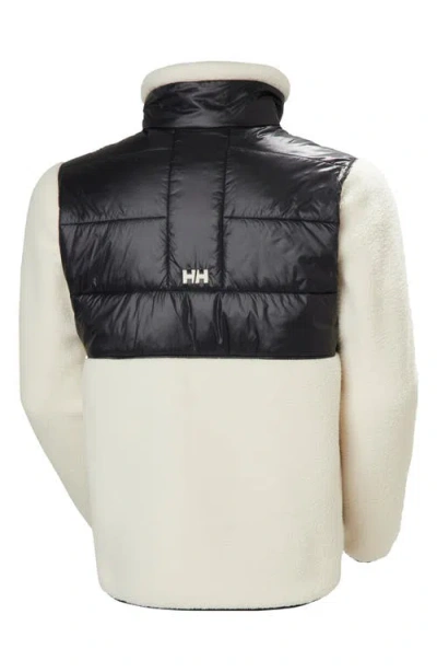 Helly Hansen Village Hybrid Mixed Media Jacket In Black