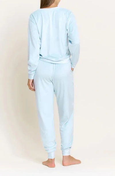 Honeydew Simply Cozy Velour Pajamas In Blue