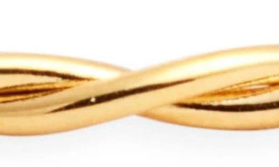 Kiara By Ki-ele Danielle Twist Bangle Bracelet In Gold