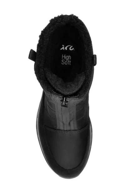 Ara Slate Waterproof Bootie In Black