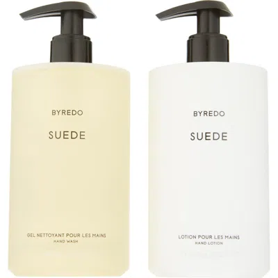 Byredo Suede Hand Wash & Lotion Gift Set In Transparent