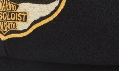 Takahiromiyashita The Soloist Takahiromiyashita Thesoloist. Wool Marine Cap In Black