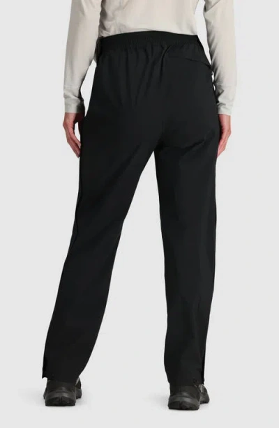 Outdoor Research Stratoburst Stretch Rain Pants In Black