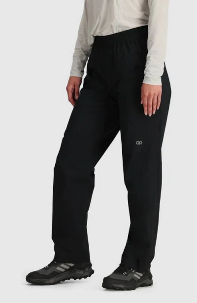 Outdoor Research Stratoburst Stretch Rain Pants In Black