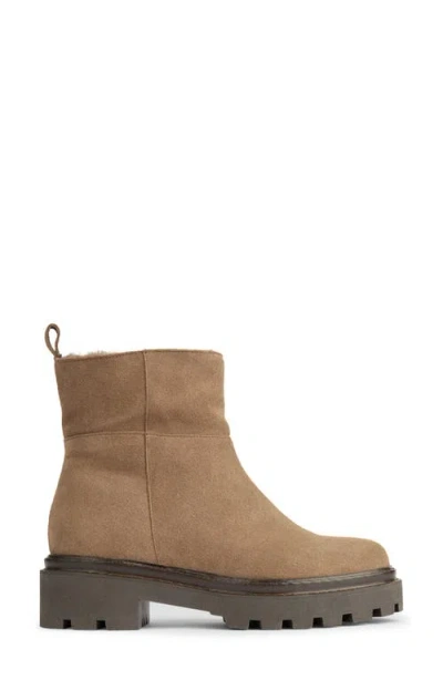 Lk Bennett Josie Lug Sole Bootie In Brown