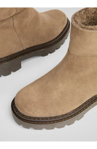 Lk Bennett Josie Lug Sole Bootie In Brown