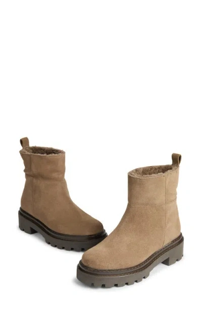 Lk Bennett Josie Lug Sole Bootie In Brown