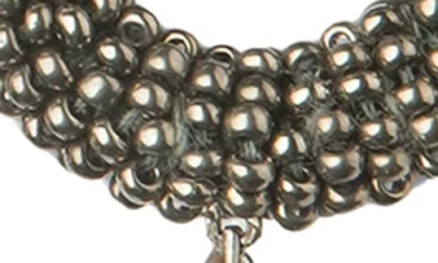 Deepa Gurnani Oliver Beaded Drop Earrings In Metallic