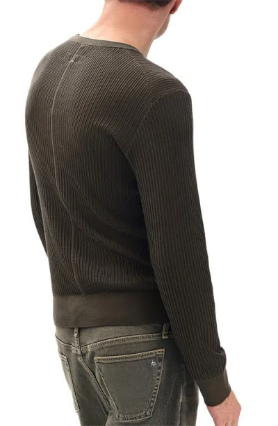 Rag & Bone Jayce Silk & Cotton Sweater In Brown
