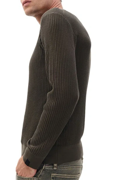 Rag & Bone Jayce Silk & Cotton Sweater In Brown