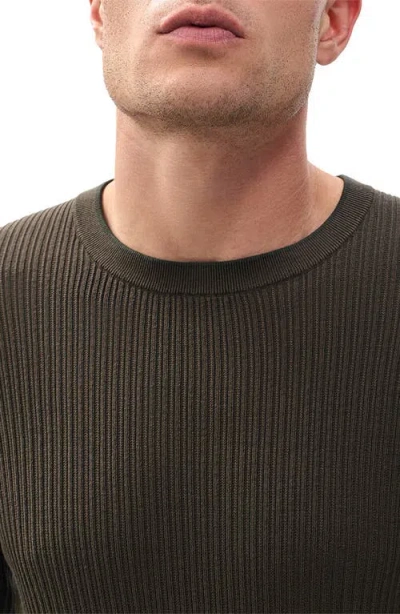 Rag & Bone Jayce Silk & Cotton Sweater In Brown