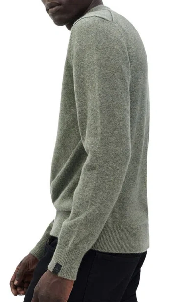Rag & Bone Declan Cashmere Polo Sweater In Green