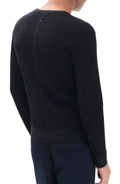 Rag & Bone Jayce Silk & Cotton Sweater In Black