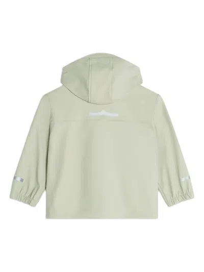 Maison Kitsuné X Hunter Hooded Rain Jacket In Green