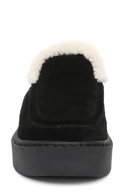 Favorite Daughter Sunny Faux Shearling Platform Clog In Animal Print