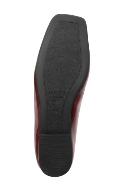 Arezzo Tori Genuine Calf Hair Mary Jane Flat In Multi