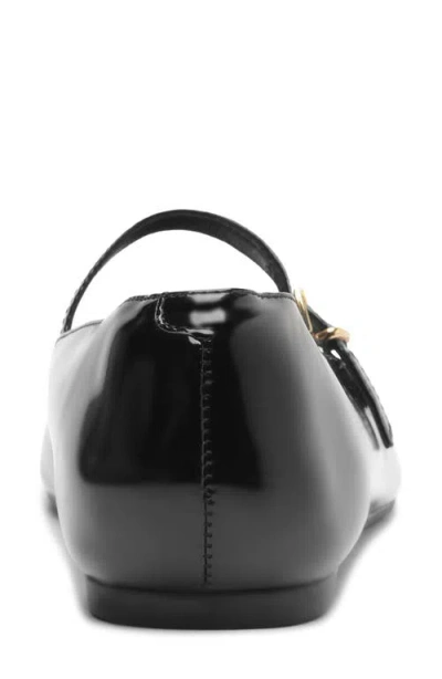 Arezzo Tori Genuine Calf Hair Mary Jane Flat In Animal Print