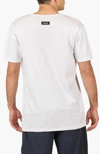 Vast A Yogi Always Wins Performance Graphic T-shirt In White
