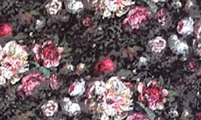 Vast Digi Floral Aqua Terra Performance Short Sleeve Button-up Shirt In Multi