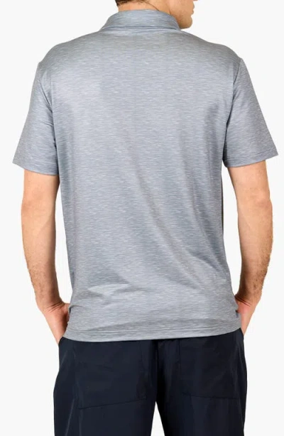 Vast Between Waves Aqua Terra Performance Polo In Blue