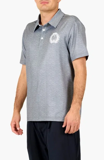 Vast Between Waves Aqua Terra Performance Polo In Blue