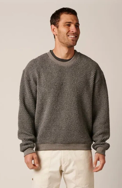 Leisure Lab Niseko Wool Crewneck In Brown