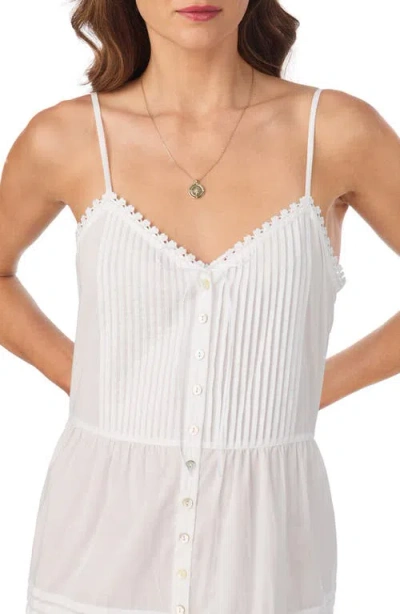 Eileen West Sleeveless Cotton Ballet Nightgown In Gray