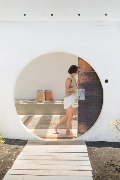 Lorena Canals Nomad Basket Susa In Brown