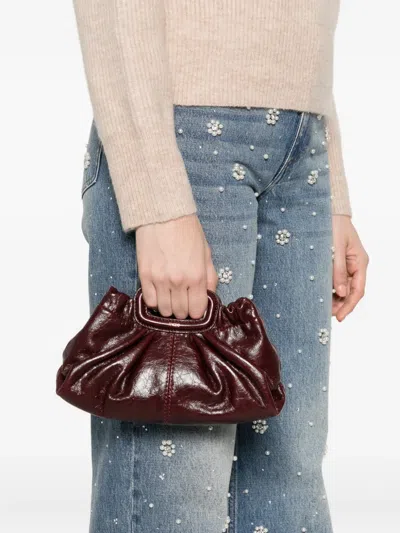 Maje Crackled Leather Mini Bag