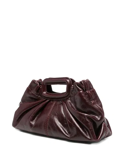 Maje Crackled Leather Mini Bag