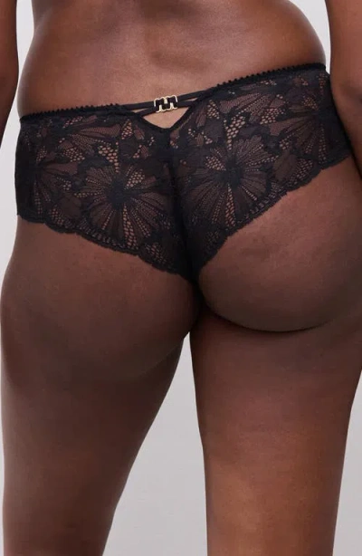 Chantelle Lingerie Muse Lace Hipster Panties In Black
