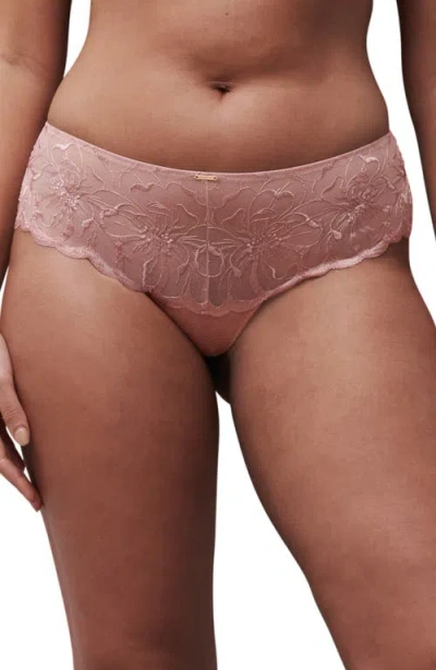 Chantelle Lingerie Fleurs Hipster Tanga In Pink