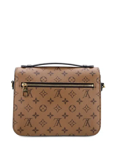 Pre-owned Louis Vuitton Pochette Metis Reverse Monogram Canvas Crossbody Bag