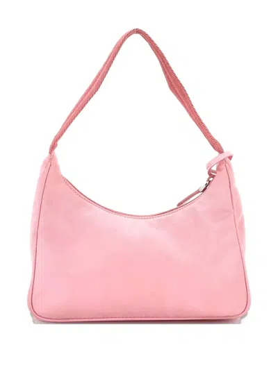 Pre-owned Prada Re-edition 2000 Tessuto Mini Hobo Bag