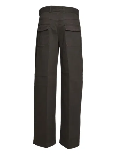 True Royal Belted Trousers In Brown