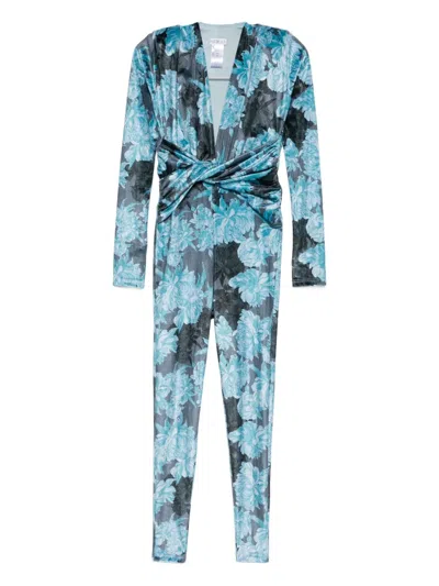 花卉印花连体长裤