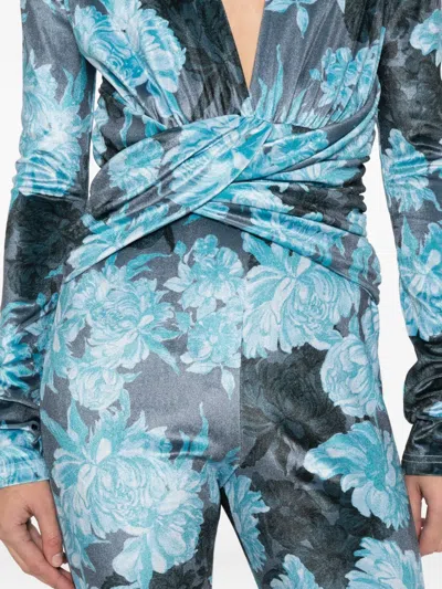 花卉印花连体长裤