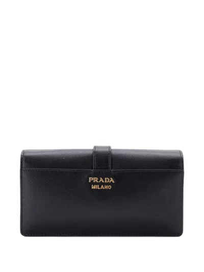 Pre-owned Prada Cahier Saffiano Leather Mini Crossbody Bag