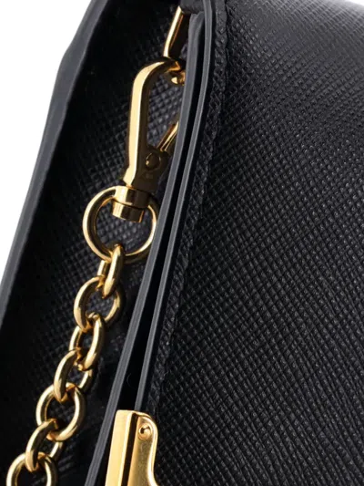 Pre-owned Prada Cahier Saffiano Leather Mini Crossbody Bag