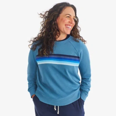 Primary Adult 24/7 Banner Stripe Sweatshirt In Blue