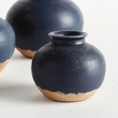 Napa Home & Garden Gavin Bud Vases, Set Of 3 In Blue