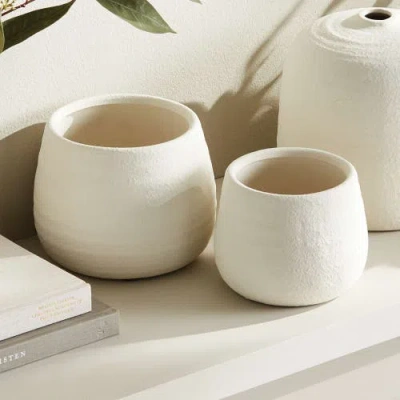 Napa Home & Garden Selma Pots Set Of 2 In Neutral