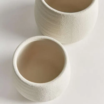 Napa Home & Garden Selma Pots Set Of 2 In Neutral