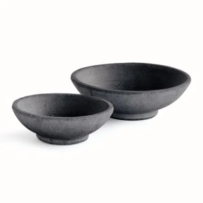 Napa Home & Garden Cedric Decorative Bowls Set Of 2 In Black